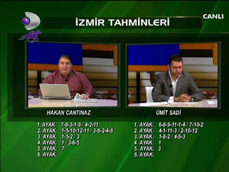 29.01.2012 Son Düzlük İzmir Tahminleri