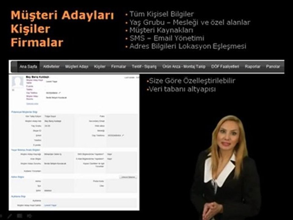 CRM ve Uretim Planlama İliskisi  Detayli Anlatim