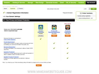 Step 1 Register Your Domain