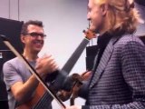 VIOLON JAZZ (CHRISTOPHE RAYMOND et ALAIN CARON) a los angeles namm show 2012