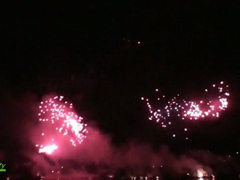 Feu d'artifice, séquence nautique PYRO PARTY 2011