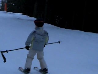 Erwan sur les skis janvier 2012