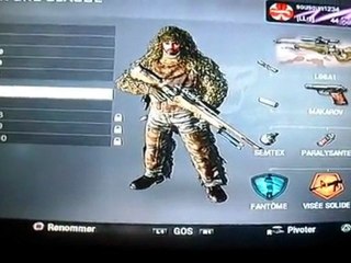 Les classe que je conseille sur call of duty black ops
