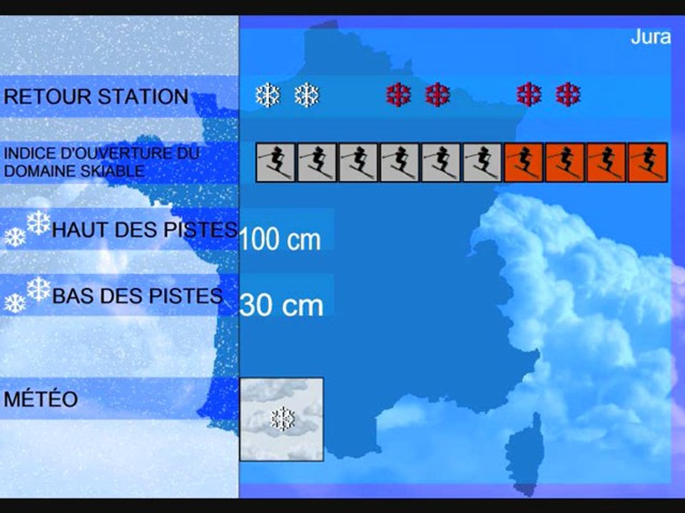 Météo des neiges: week-end 28 et 29 janvier 2012