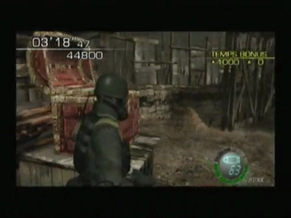 Resident evil 4 the Mercenaries(hunk)-Village(rank 5 stars)
