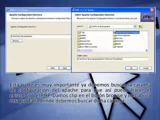 tutorial de instalacion de APACHE, PHP y MY SQL