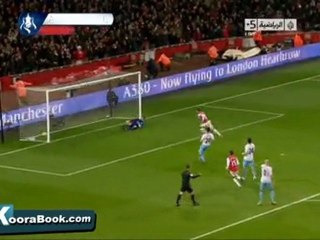 أهداف مباراة أرسنال 3-2 استون فيلا كأس انجلترا