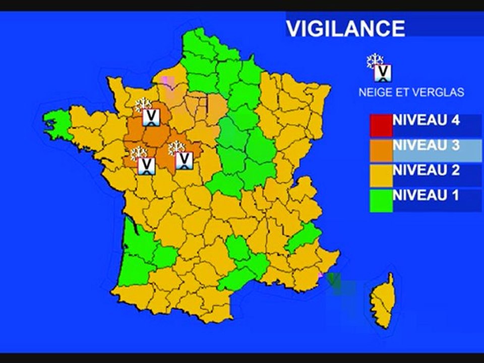 Météo 30 janvier 2012: Alerte neige ! Prévisions à 7 jours
