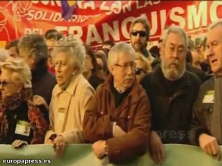 Download Video: Sindicatos e IU marchan en apoyo a Garzón