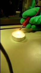 Ionisation de l'air et flamme