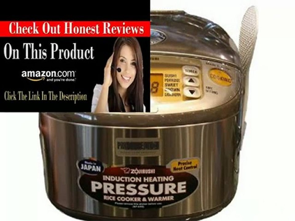 Zojirushi NP-HTC18 Induction Heating 10-Cup Pressure Rice Cooker and Warmer