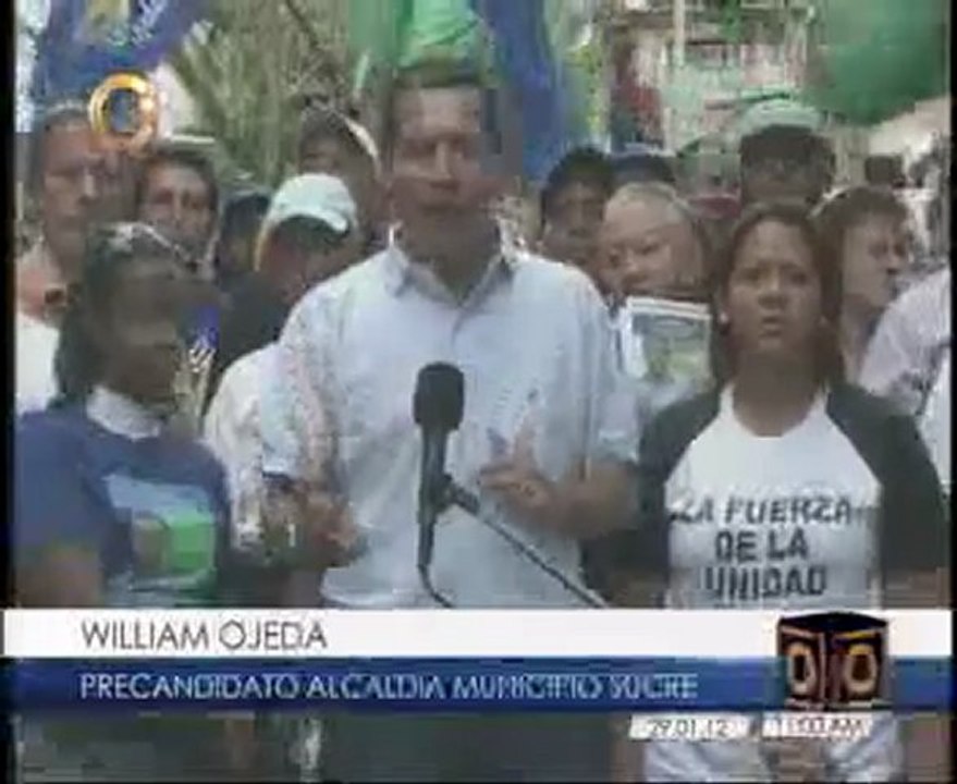 William Ojeda realizó "Gran Caminata del Triunfo" por el corazón de Petare