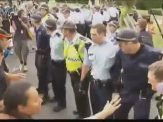 Our PM Julia Gillard Attacked In RIOT Today!!!