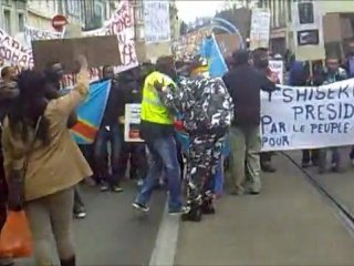 Marche de Congolais a Mulhouse