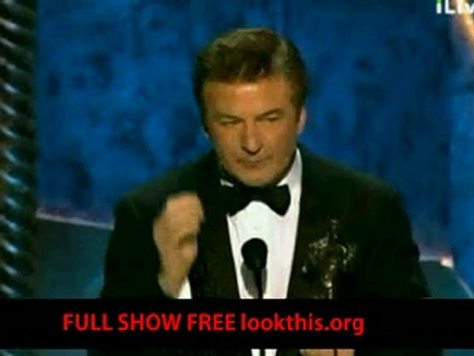 Alec Baldwin SAG Awards 2012 acceptance speech