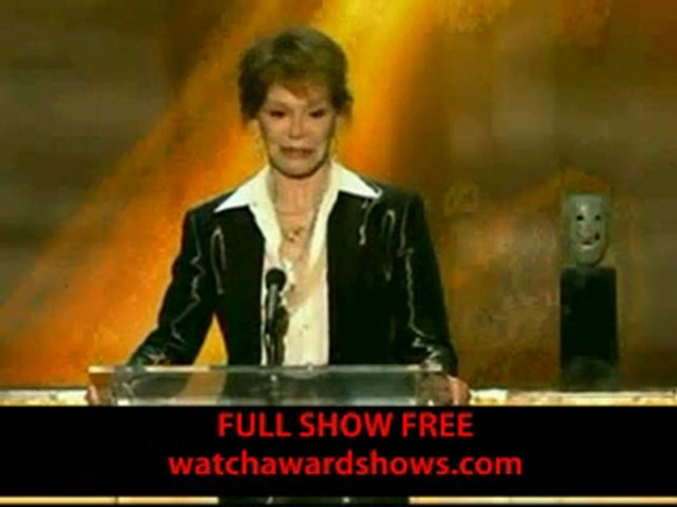 Mary Tyler Moore SAG Awards 2012 acceptance speech