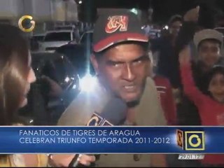 Tigres de Aragua se coronan como campeones de la LVBP 2011-2012