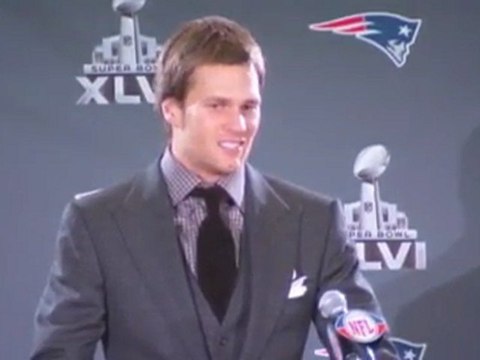 Super Bowl XLVI: Patriots Arrive in Indy