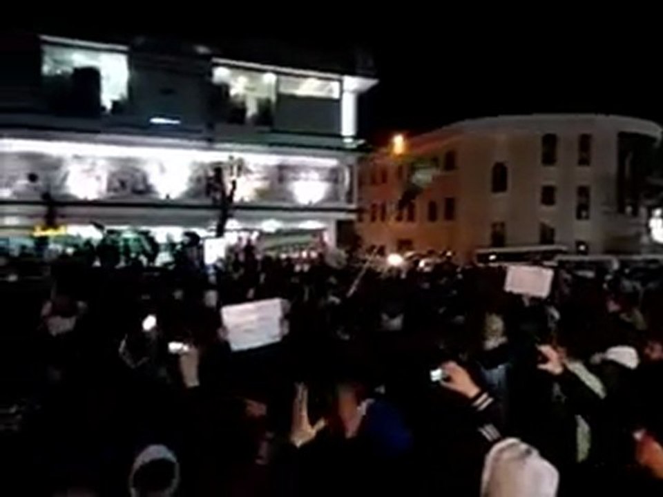 فري برس   مسائية رائعة من ثوار قدسيا 29 1 2012
