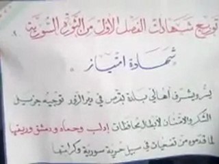 فري برس   ديرالزور بقرص مظاهرة صباحية 29 1 2012