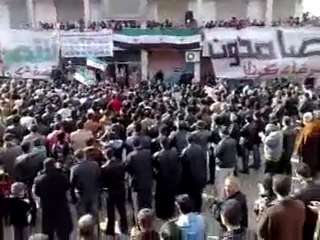 فري برس   حماة كرناز مظاهرة الأحرار الصباحية 29 1 2012