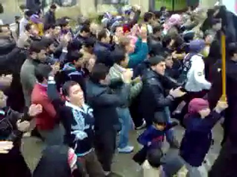 فري برس حماة اللطامنة مظاهرة الأحرار صباحاً 29 1 2012