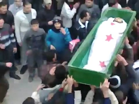 فري برس حماه زفاف الشهيد محمد وليد الأصفر 29 1 2012