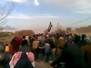 فري برس   دير الزور الشحيل المظاهرات الصباحية 29 1 2012 ج1