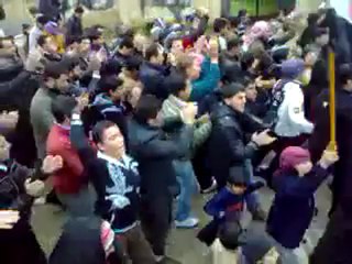 فري برس   حماة   اللطامنة   مظاهرة الأحرار صباحاً   29 1 2012