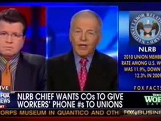 Peter Schaumber Discussing The NLRB on Your World With Neil Cavuto