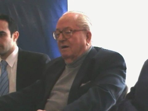 Jean-Marie Le Pen Aix-en-Provence Conférence de Presse 28/01/2012