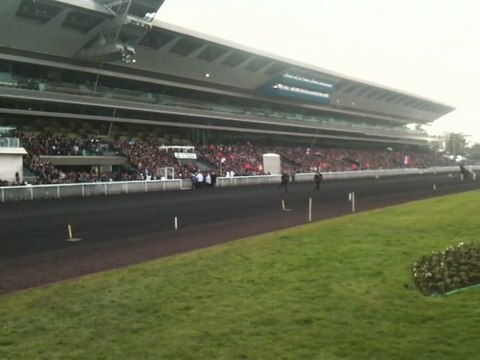 Les tribunes vue d'en face