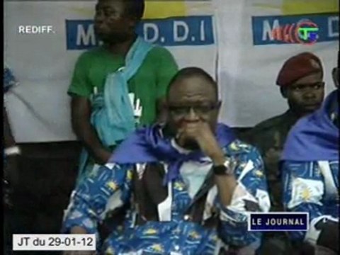 Les responsables du MCDDI face à ses militants