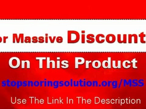 How to Stop Snoring - My Snoring Solution
