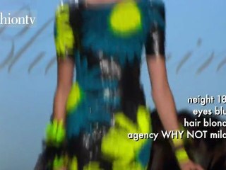 Bette Franke, Top Model at Spring 2012 Fashion Week | FTV