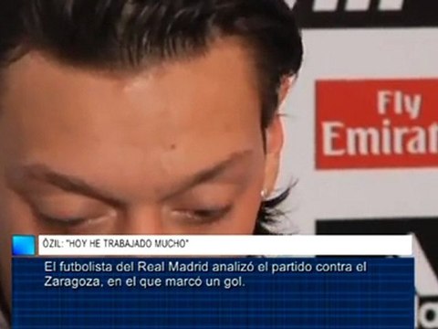 Deportes / Fútbol, Real Madrid; Özil: Hoy he trabajado mucho