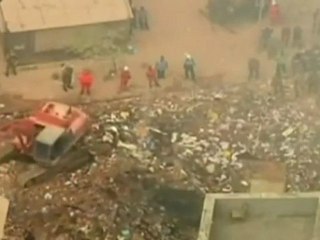 Espectaculares imágenes del derrumbe de Río