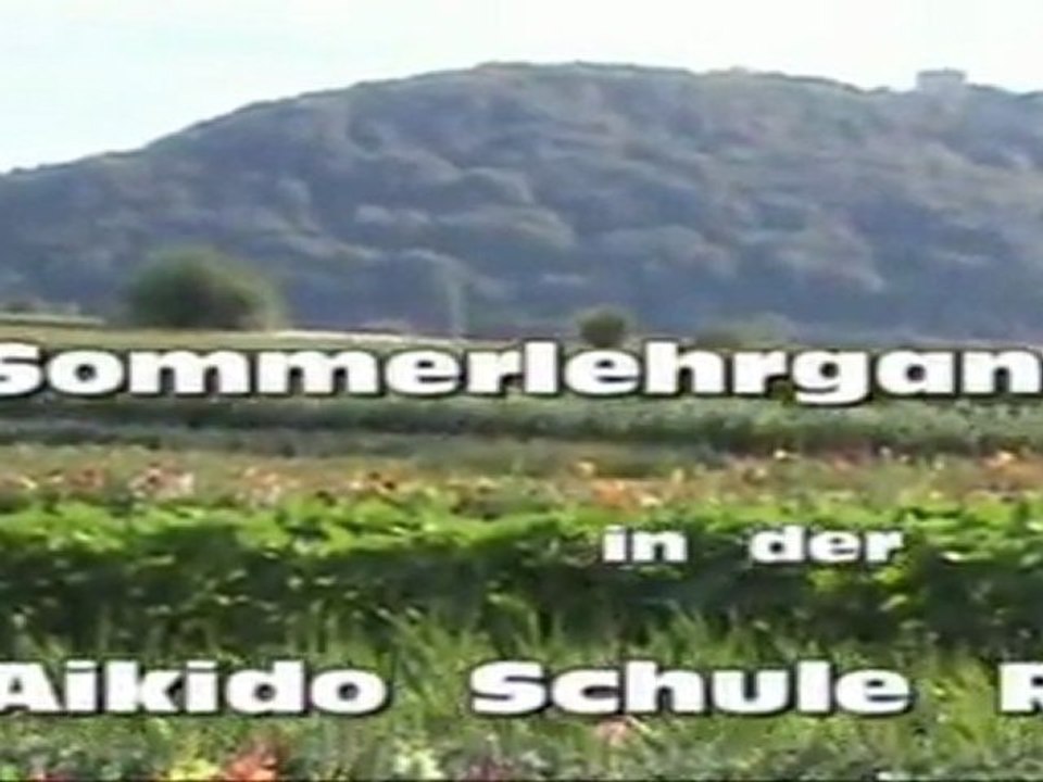 Aikido Schule Reinach Sommerlehrgänge 2010 und 2011  mit Michel Erb und Christophe Flock