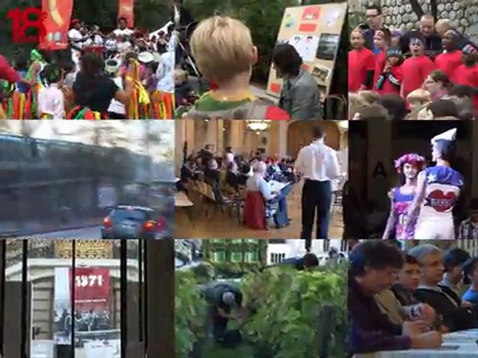 Film résumant les moments forts l’année 2011 dans le 18e