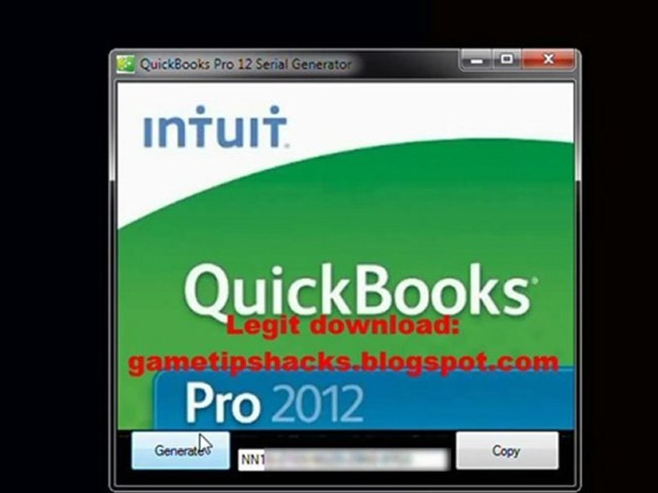 QuickBooks Pro 12 Serial Generator
