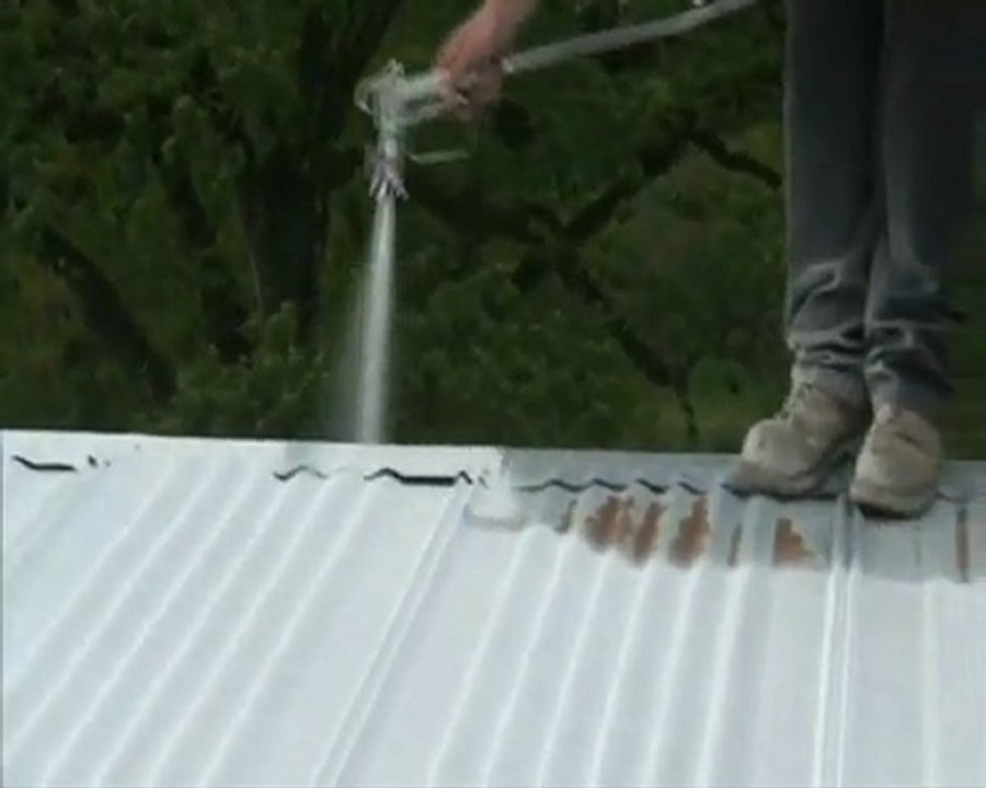 Easy Metal Roof Repair Stretch Spray On Coating