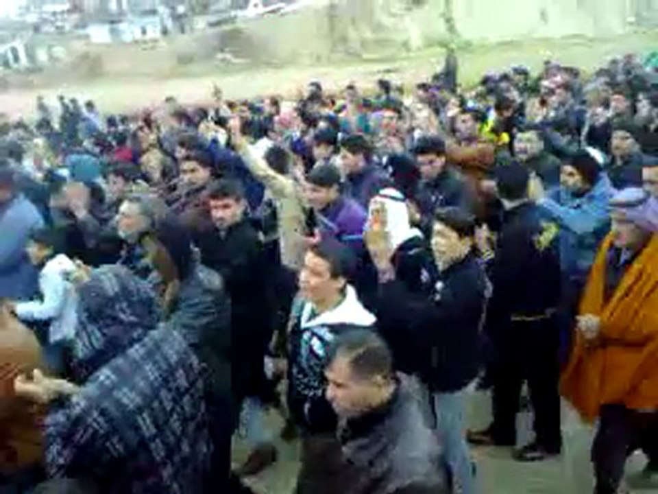 ريف حماة-- مظاهره احرار اللطامنه للمدن الحاصره 30 01 2012