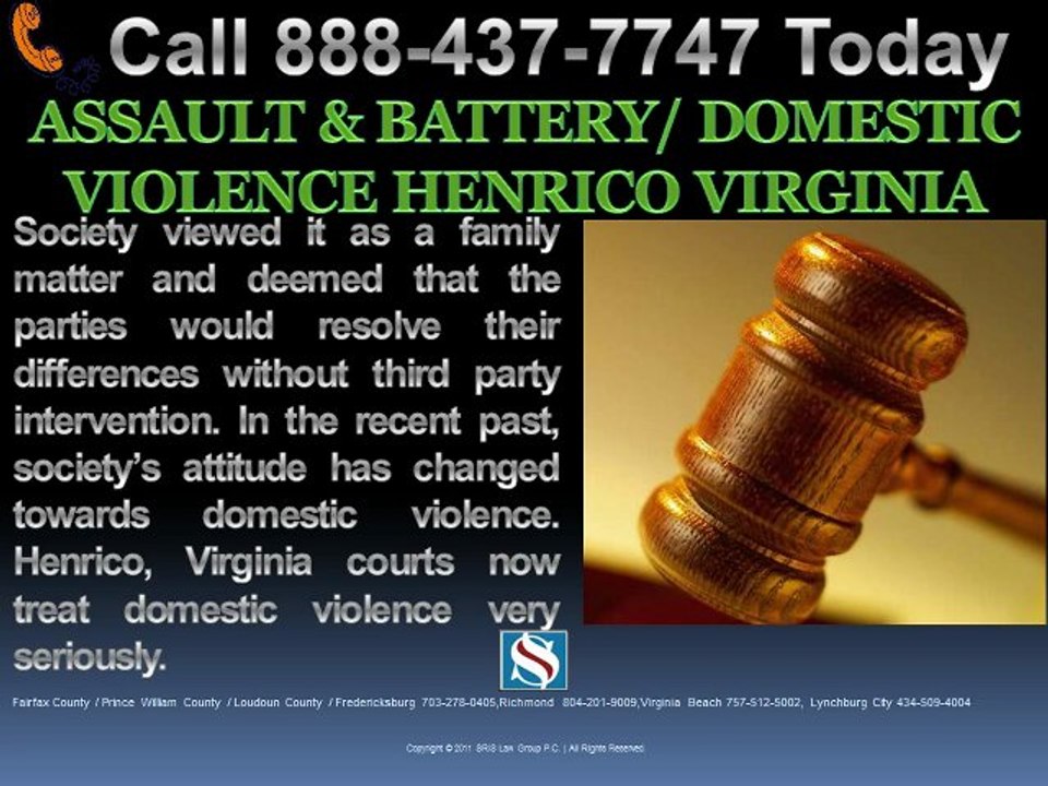 ASSAULT   BATTERY DOMESTIC VIOLENCE HENRICO VIRGINIA - YouTube