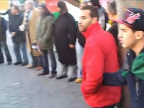 فري برس مظاهرة نيويورك أمام مقر الأمم المتحدة الأحد 29 1 2012