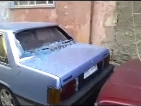 فري برس ريف دمشق الغوطة الشرقية حمورية أثار القصف العشوائي 29 1 2012 ج3