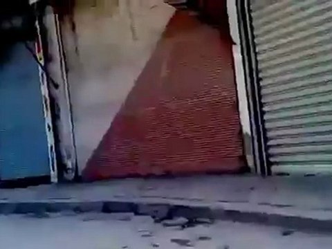 فري برس دمشق جوبر أضاراب عام تضامنا مع غوطة دمشق 29 1 2012