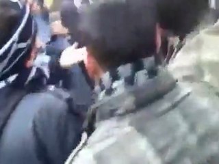 فري برس   دمشق جوبر  استشهاد احد ابطال حي جوبر في التشييع 29 1 2012