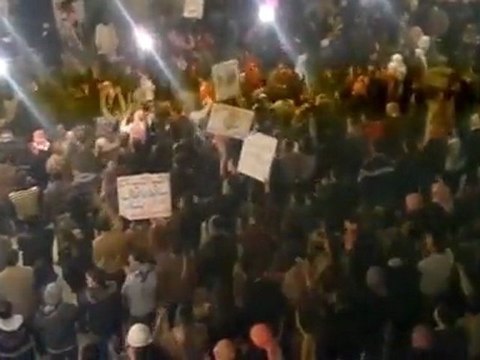 فري برس دارة عزة ـ مسائية ردا على اقتحام الامن و الجيش المدينة ـ 29 ـ 1 ـ 2012 ج1