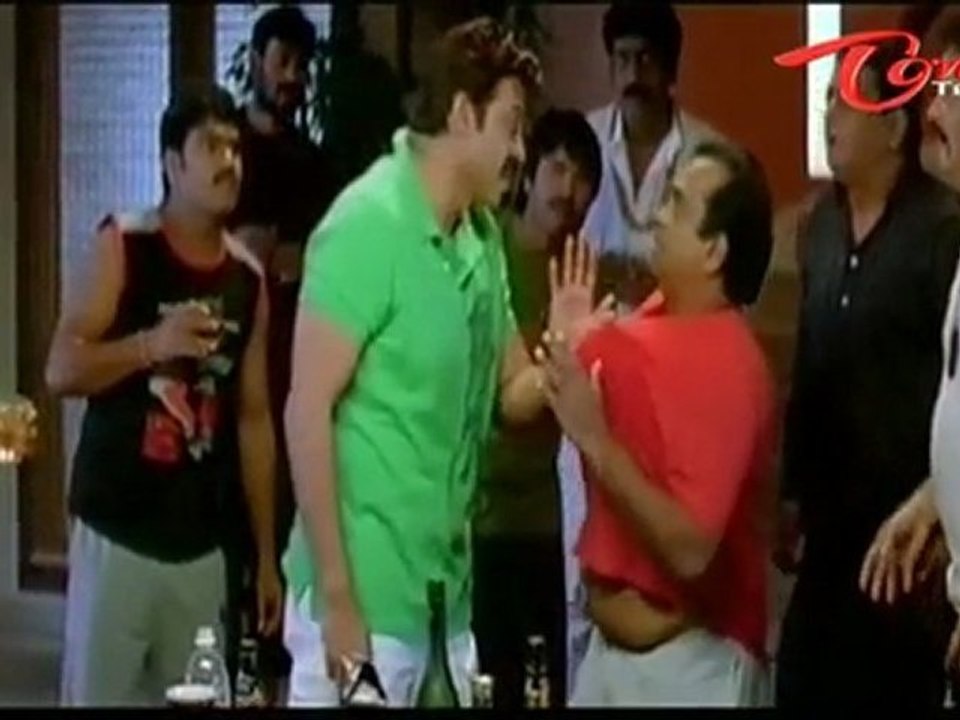 Drinking Comedy Scene Between Venky - Brahmi Gang