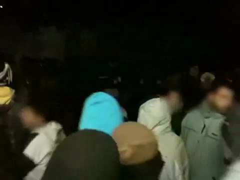 فري برس تشييع الشهيد أحمد إدريس دمشق جوبر 29 1 2012 ج2